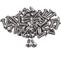 M4 hexagonal pernos hexagonales tornillos rosca de 10 mm longitud 50 unidades